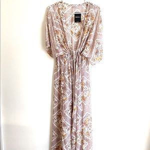 Forever 21 Butterfly Floral Sheer Kimono